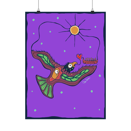 The Night Sky Speaks: Unframed Art Print
