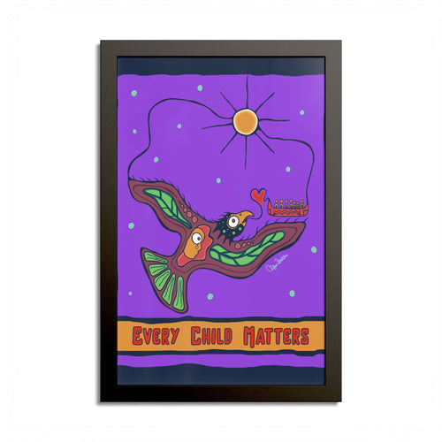 Every Child Matters Colored Frame Poster